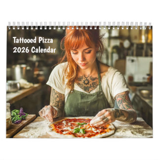 Calendário Tattooed Pizza – 2026 Calendar
