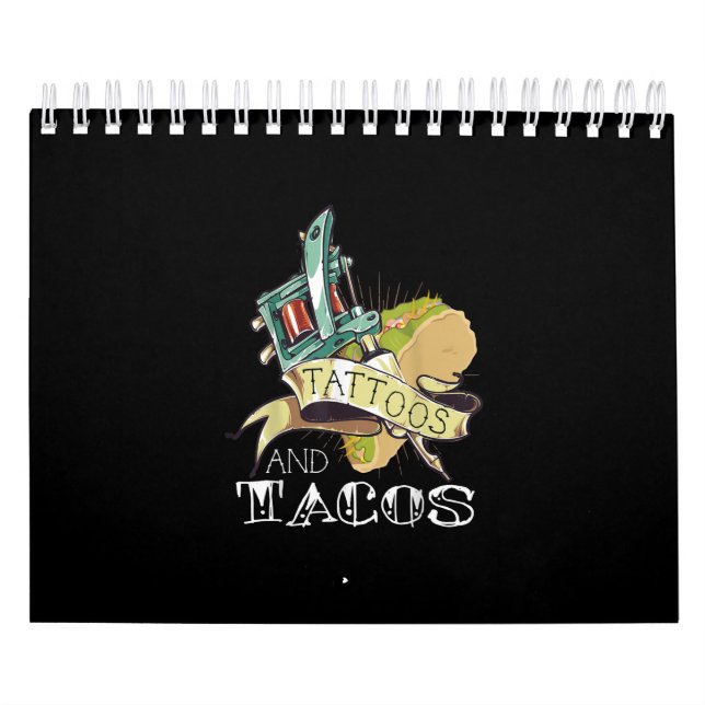 Calendário Tatuagens Engraçadas E Tacos Tatuagem E Tacos (Capa)