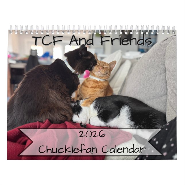Calendário TCF e Amigos 2026 (Capa)