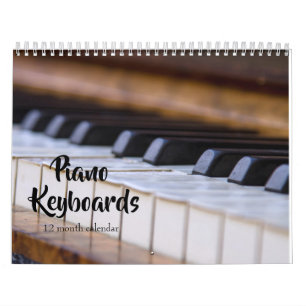Calendário Teclados de Piano 2027