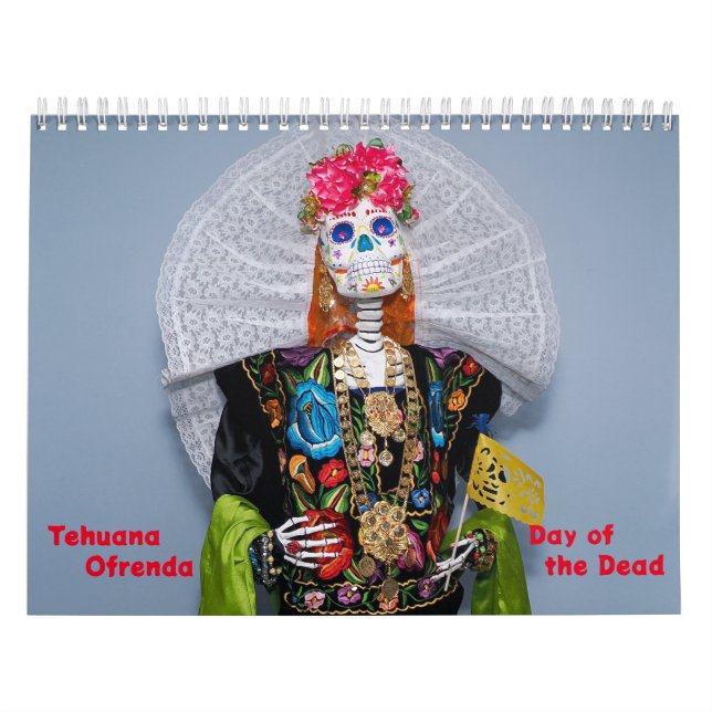 Calendário Tehuana Ofrenda - Dia dos Mortos (Capa)