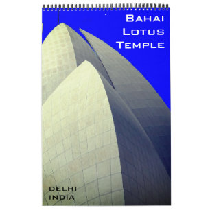 Calendário templo lotus delhi