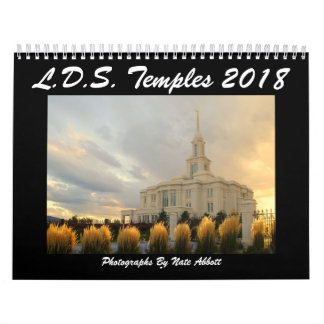 Calendário Templos 2018 de LDS