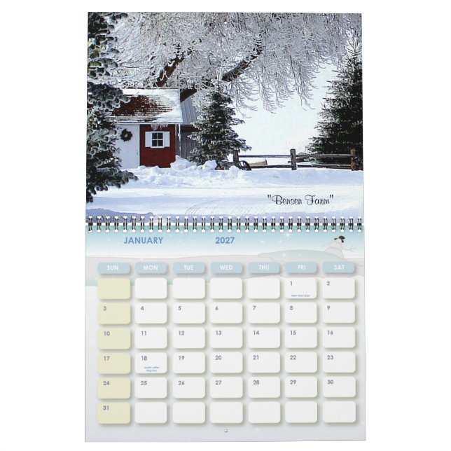 Calendário Tempo médio (Jan 2027)