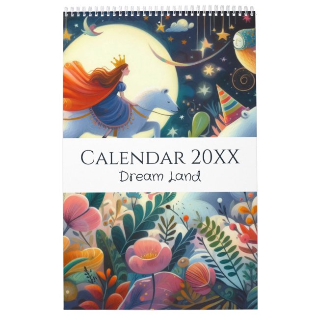 Calendário Terra dos Sonhos Whimsical (Capa)