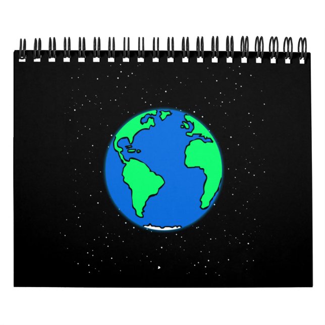 Calendário Terra e espaço (Capa)