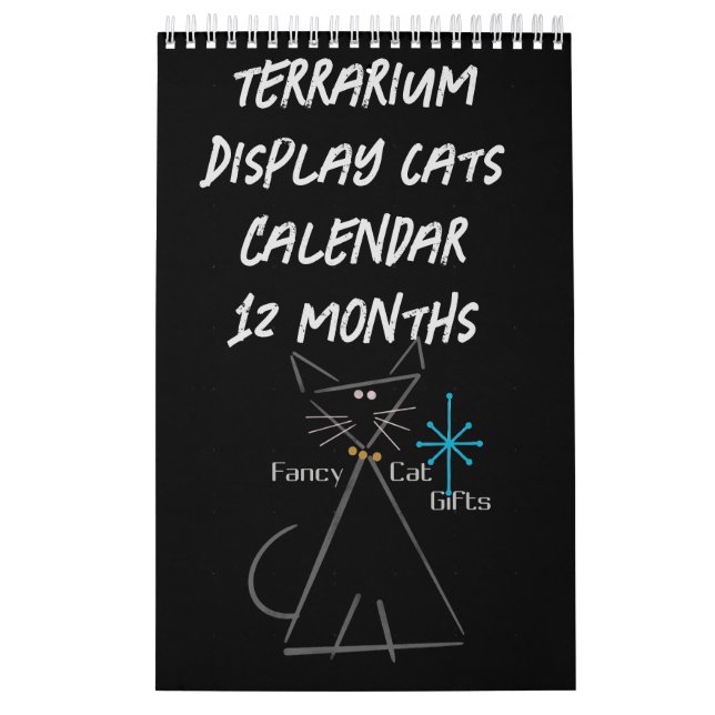 Calendário Terrarium Display Cat Calendar (Capa)