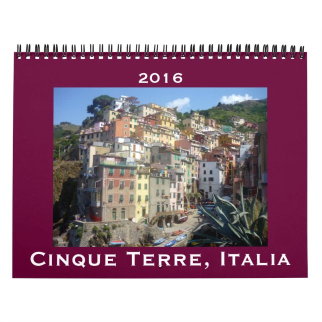 Calendário terre 2016 do cinque (Capa)