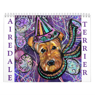 CALENDÁRIO TERRIER AIREDALE 
