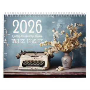 Calendário Tesouros Atemporais - Elegância Vintage