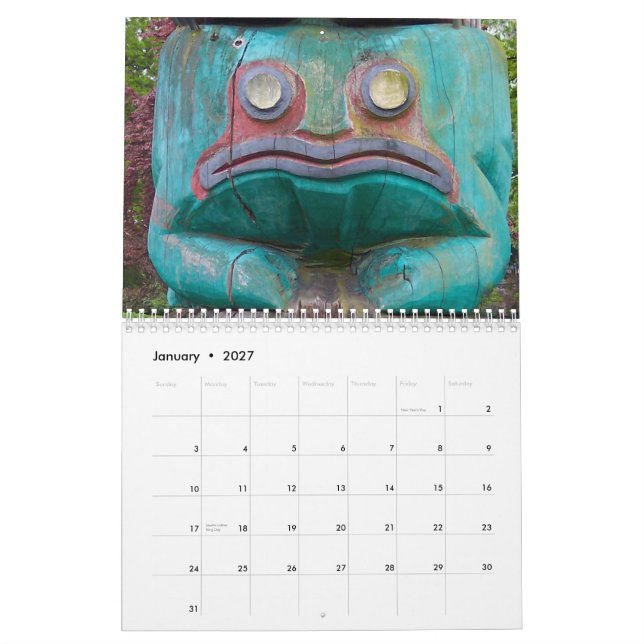 Calendário Tesouros descobertos (Jan 2027)