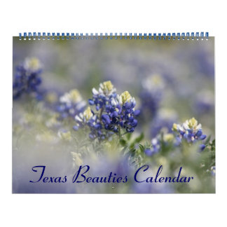 Calendário Texas Beauties: Crie seu próprio Bluebonnet