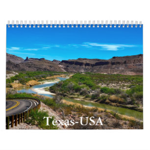 Calendário Texas-EUA