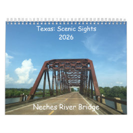 Calendário Texas: Scenic Sights Calendar