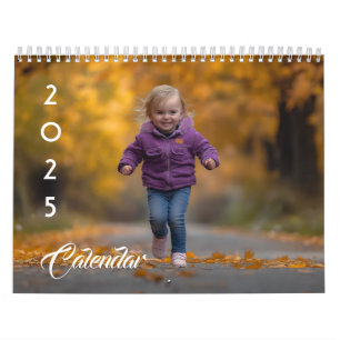 Calendário Texto editável de fotos personalizado 2025