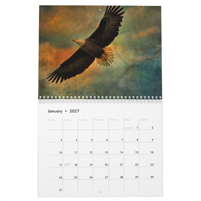 Calendário Texturas 2013 (Jan 2027)