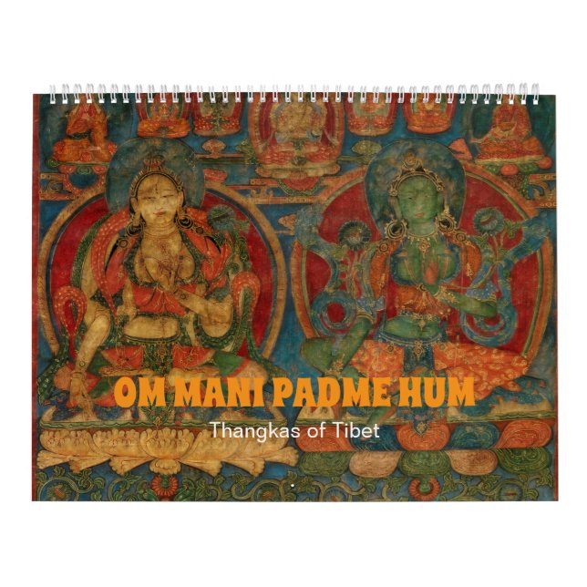 Calendário Thangkas Tibetanas Antigas (Capa)