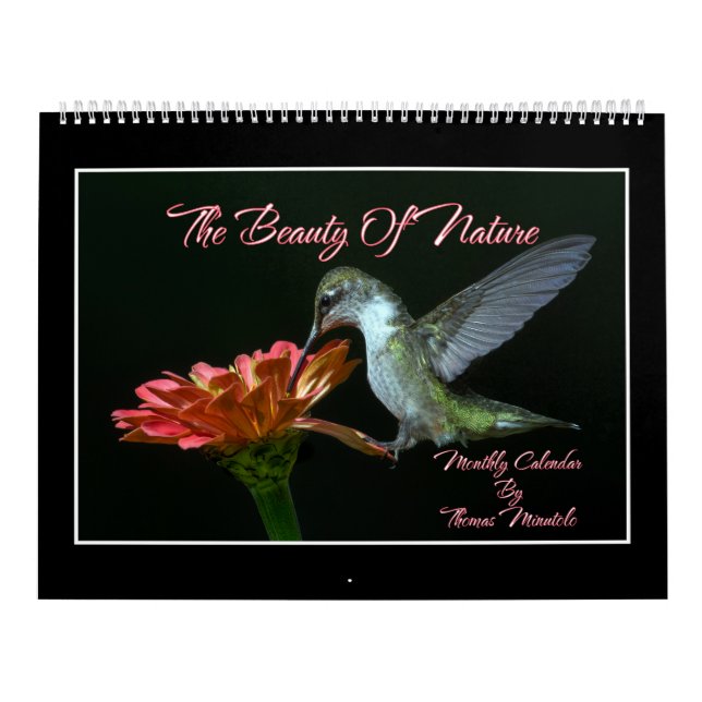 Calendário The Beauty Of Nature Monthly Calendar (Capa)