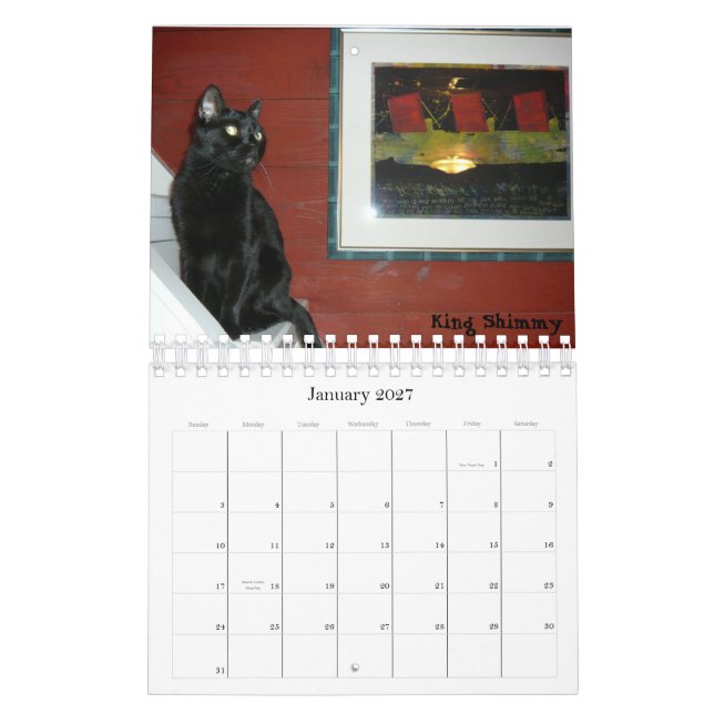 Calendário The Cats of Swede Hill, 2009 (Jan 2027)