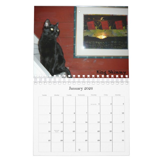 Calendário The Cats of Swede Hill, 2009 (Jan 2026)
