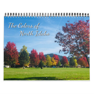 Calendário The Colors of North Idaho 18 Month Calendar