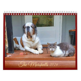 Calendário The Marshalls 2026 Calendar