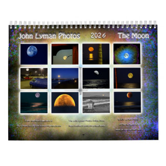 Calendário The Moon 2026 Photo Calendar