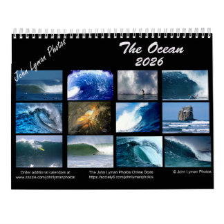 Calendário The Ocean 2026 Calendar