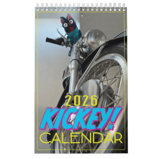 Calendário The Official Kickey 2026 Wall Calendar!