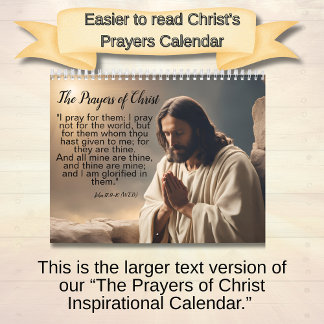 Calendário The Prayers of Christ - Larger Print Edition