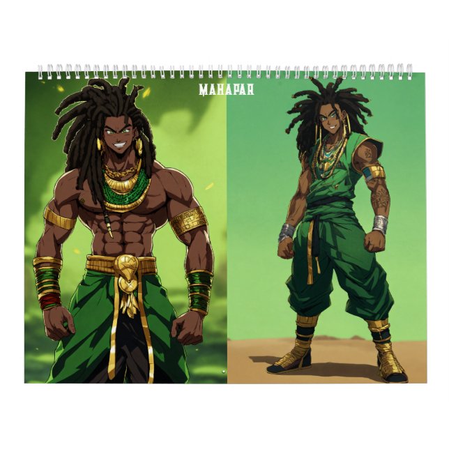 Calendário The Untamed Saiyan King (Capa)