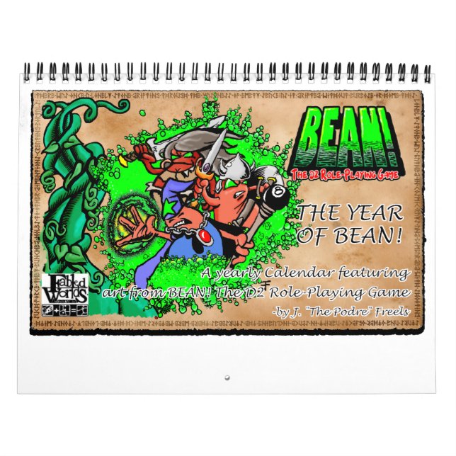 Calendário The Year of BEAN! Calendar (Capa)