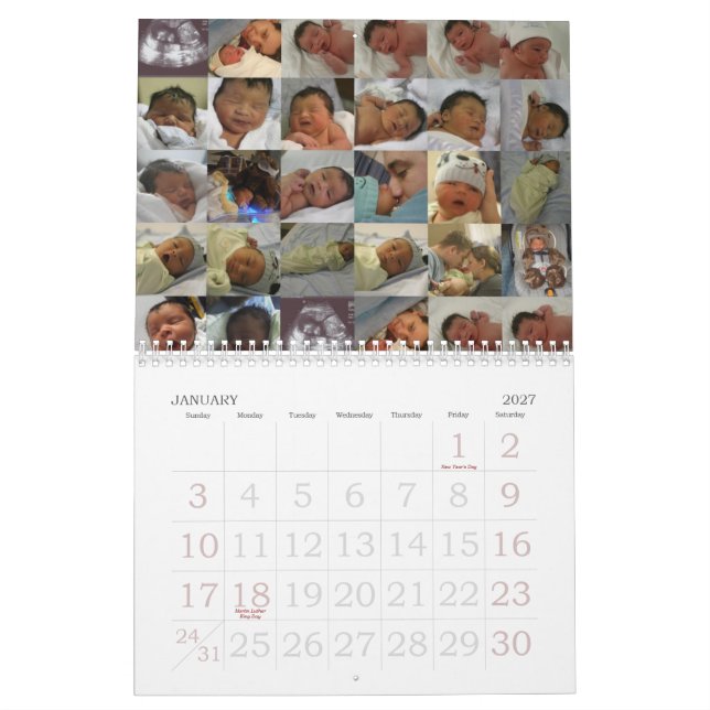 Calendário Thomas James Orsello III2008 (Jan 2027)