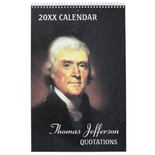 Calendário Thomas Jefferson Cotes