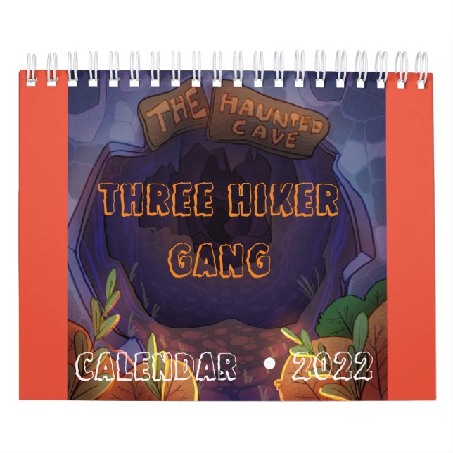 Calendário #ThreeHikerGangInTheHauntedCave  (Capa)