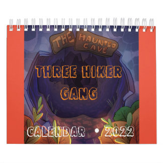 Calendário #ThreeHikerGangInTheHauntedCave
