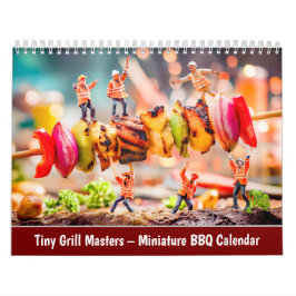Calendário Tiny Grill Masters – 2026 Miniature BBQ Calendar