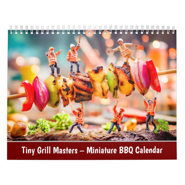 Calendário Tiny Grill Masters – 2026 Miniature BBQ Calendar (Capa)