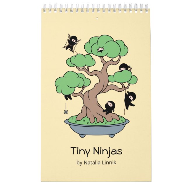 Calendário Tiny Ninjas (Capa)