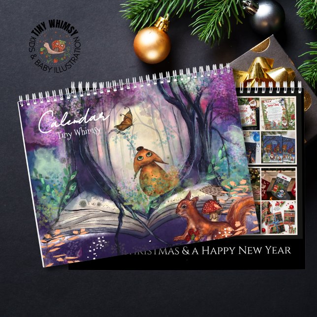 Calendário Tiny Whimsy - Arte Mágica e Floresta (Tiny Whimsy Calendar - Magical Art & Woodland)