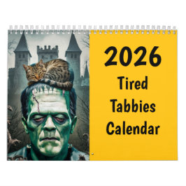 Calendário Tired Tabbies Calendar