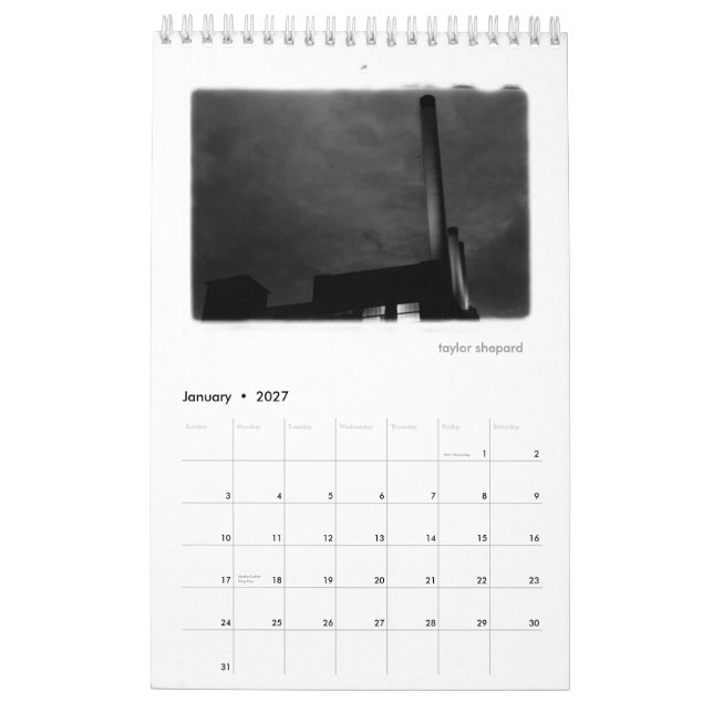 CALENDÁRIO TIRO DA NOITE EM UMA CIDADE INDUSTRIAL (Jan 2027)