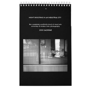 CALENDÁRIO TIRO DA NOITE EM UMA CIDADE INDUSTRIAL