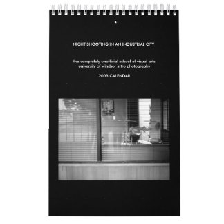 CALENDÁRIO TIRO DA NOITE EM UMA CIDADE INDUSTRIAL