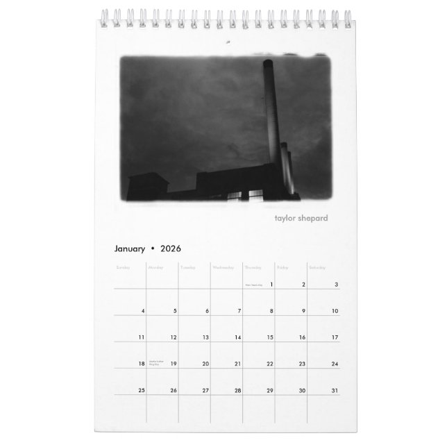 CALENDÁRIO TIRO DA NOITE EM UMA CIDADE INDUSTRIAL (Jan 2026)