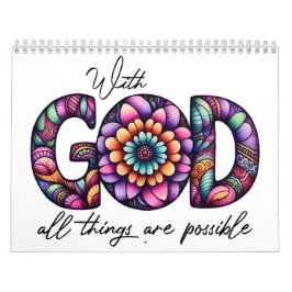 Calendário Todas As Coisas São Possíveis!