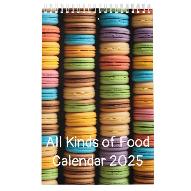 Calendário Todos os tipos de Comida (Capa)