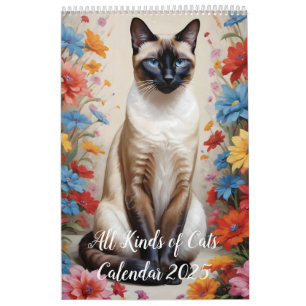 Calendário Todos os tipos de gatos
