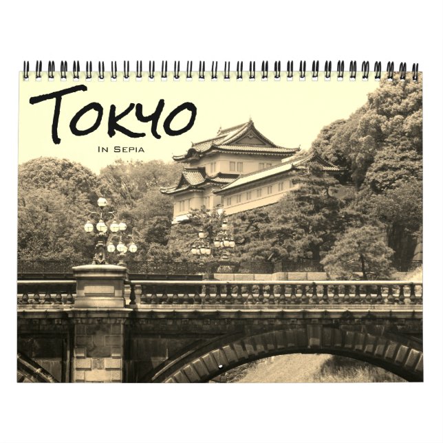 Calendário tokyo sepia 2025 (Capa)