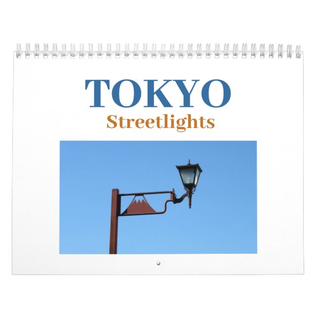 Calendário Tokyo Streetlight 2026 (Capa)